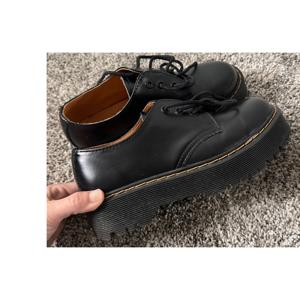 Dr. Martens 1461 Quad Retro Platform shoes women's size 7.5 - Picture 9 of 9
